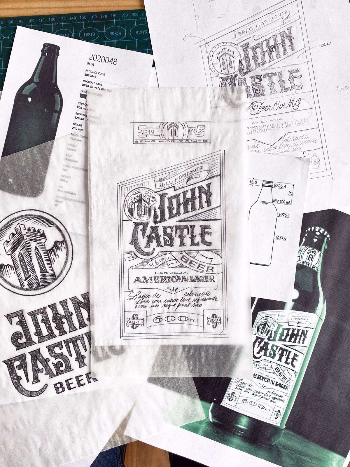 john castle beer — processo e resultado por Victor Tognollo (imagem 6)